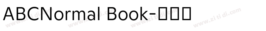 ABCNormal Book字体转换